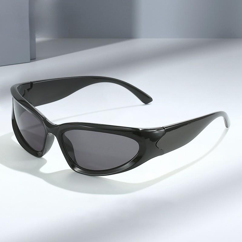 9PCS Fashion steampunk goggle sunglasses Y2K female men punk sun glasses shades eyewear Lady Rideing eyeglasses UV400