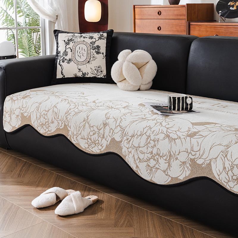 

Special-Shaped Chenille Sofa Cushion, Summer Non-Slip Cushion New Light Luxury High-End Irregular Seat Cushion Cloth 90*90cm