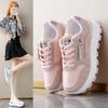 Fashion 2025 Women Sneakers Thick Soled Round Head Fashion Shoes Women Comfortable Breathable Casual Wear-resistant Sneakers