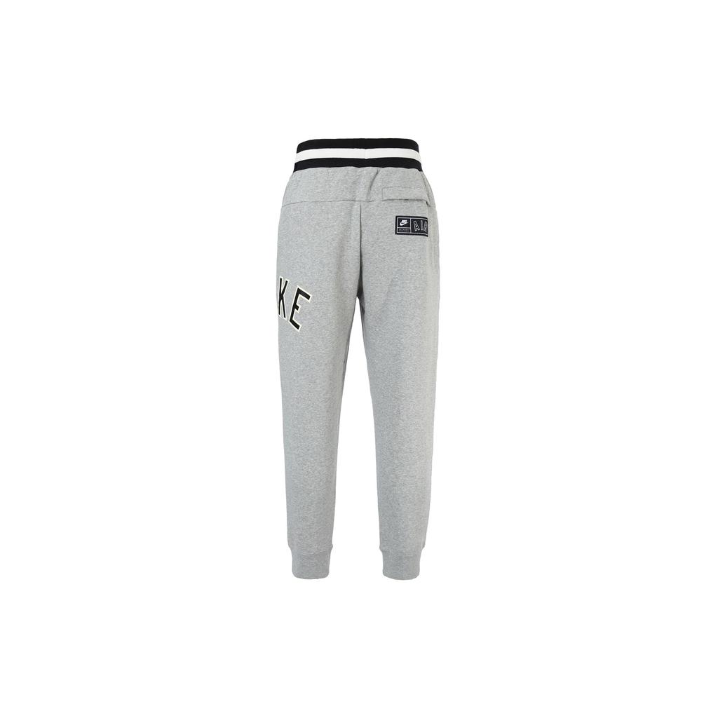 Nike Schmal Geschnittene Fleece-gefütterte Lässige Sporthosen Herren Unterteile Grau CN9128-063