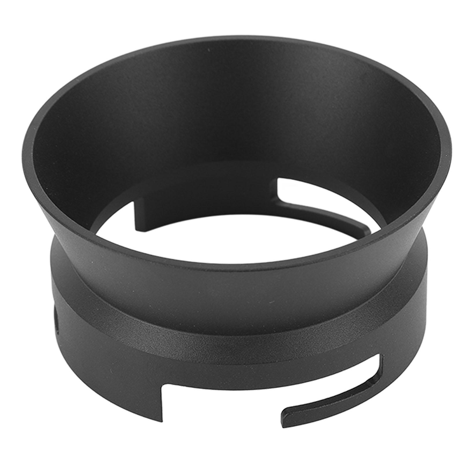 Black Coffee Dosing Funnel Aluminum Alloy Restaurant Coffee Machine Dosing Funnel Ring for 54mm Handle