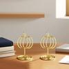 WTEMPO Creative Pumpkin Shaped Design Card Holders Office Table Card Holders DIY Desk Sign Holders Table Number Holder Stands Picture Holders