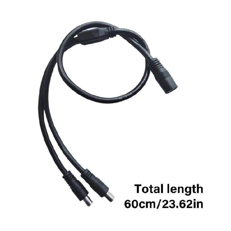 DC7909 Power Cord 1 Female to 2 Male Splitter DC8MM Extension for Solar Generators