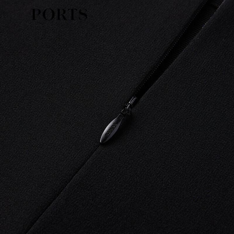 PORTS Women's Colorblock Pleated Triacetate Dress