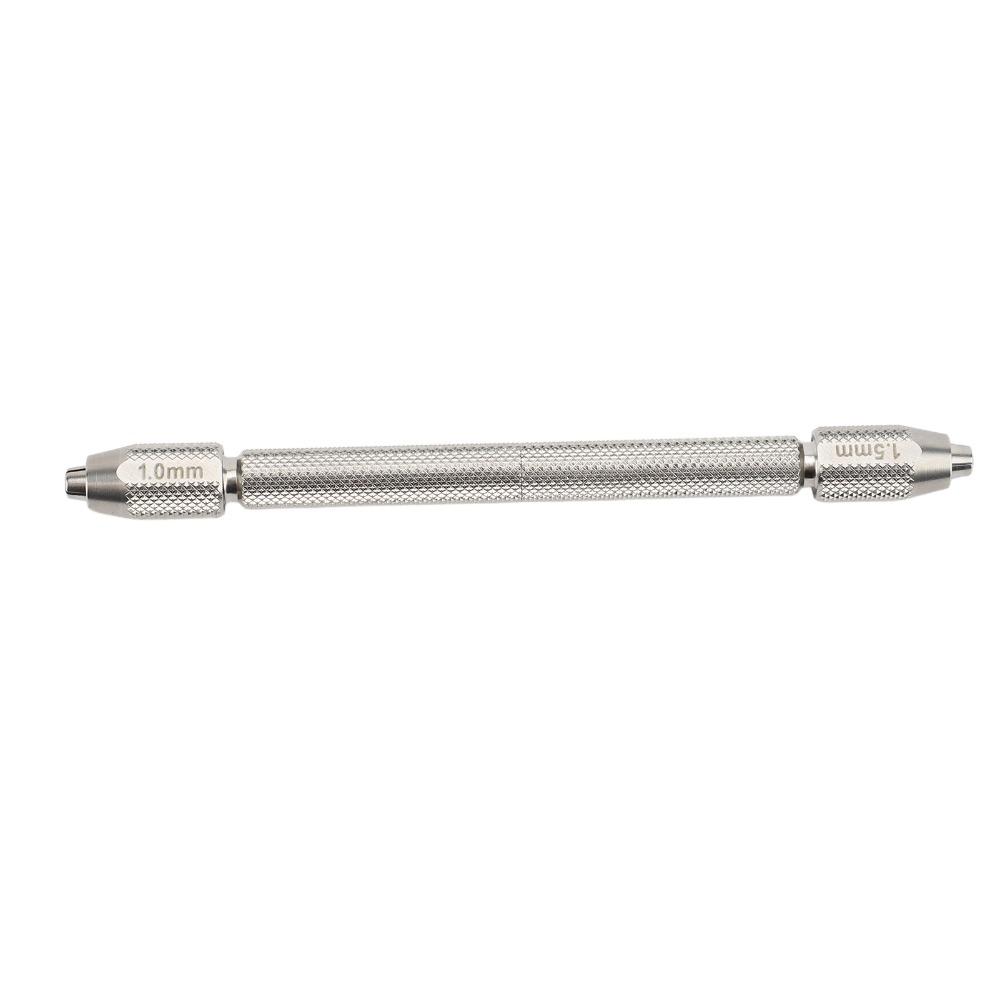 Silver Anti-slip Hand Twist Repair Clamp Mechanical Watch Crown Winding