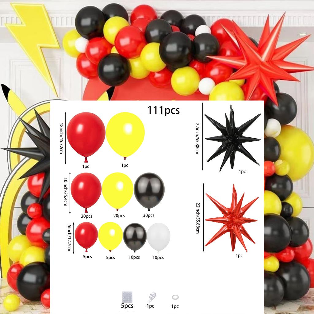 Summer Tropical Balloon Arch Set Rainbow Balloon Garland Set Perfect for Hawaiian Pool Party Decorations