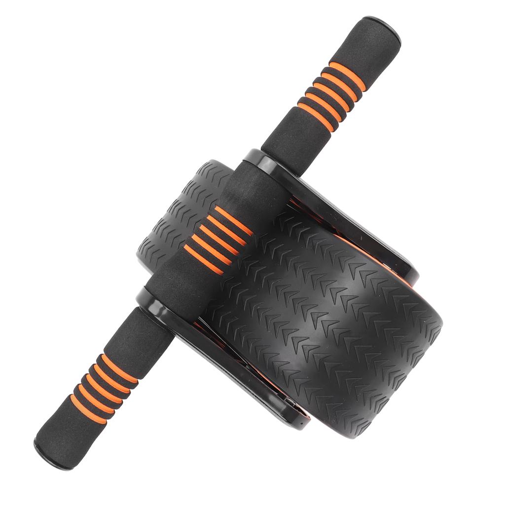 Abdominal Roller Wheel Automatic Springback Abdominal Wheel With Ergonomic Handle Knee Pad For Home Gym Orange