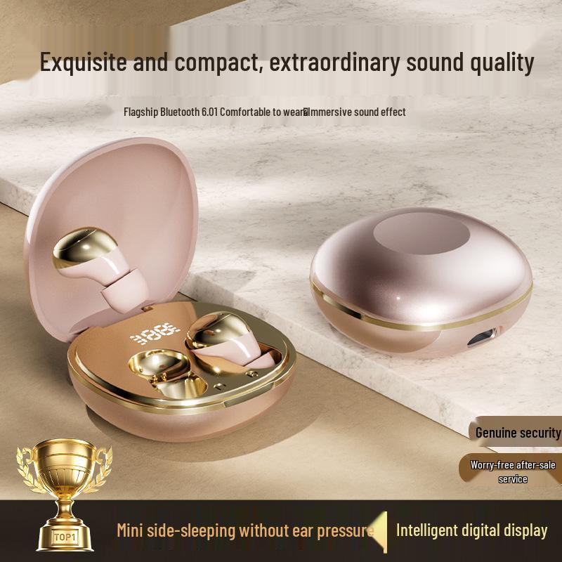 Invisible Bean Sleep TWS Bluetooth Earbuds with Digital Display