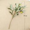 Artificial Fake Olive Leaves Olive Tree Branches Green Leaf Plants Home Deco