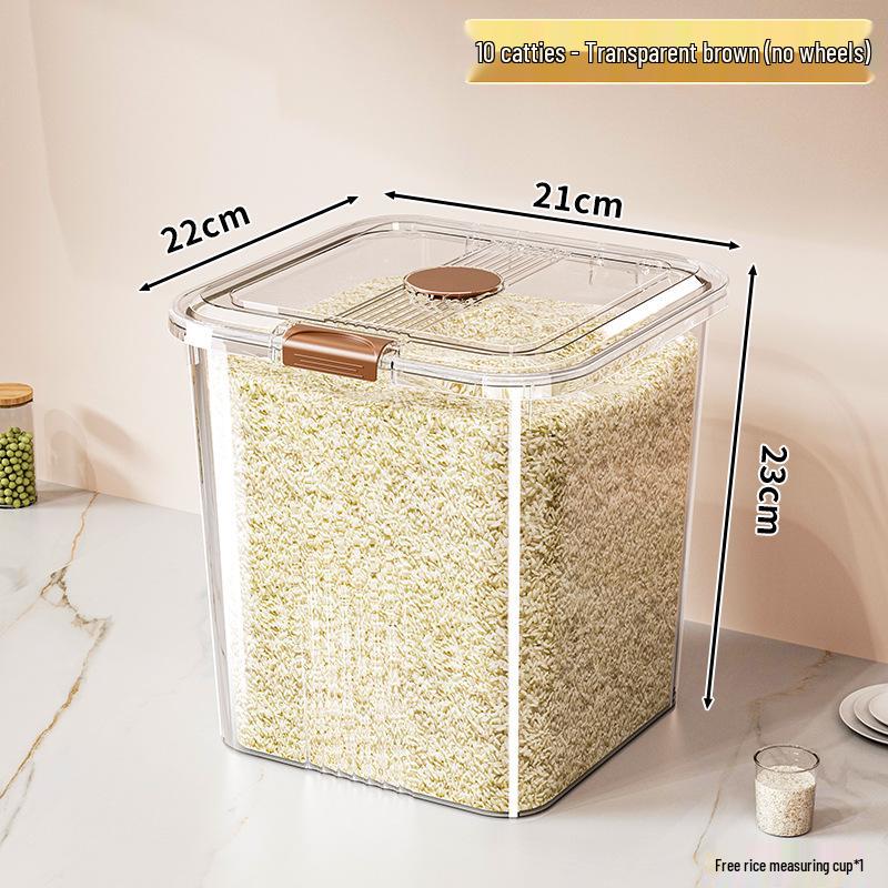 Pest-Proof Moisture-Proof Rice Flour Storage Jar | Food-Grade Large Capacity Container