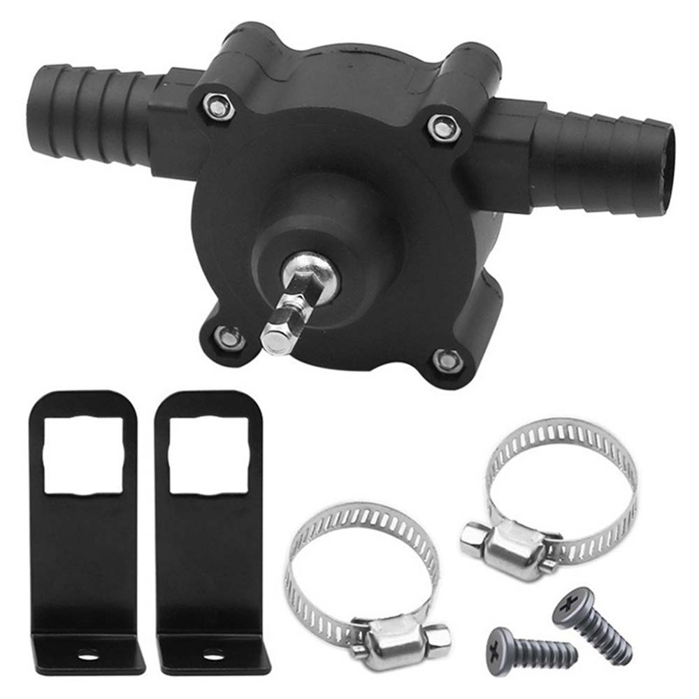 

Household Garden Portable Electric Drill Pump Diesel Oil Fluid Water Pump Mini Hand Self-priming Liquid Transfer Pumps s-212