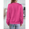 Ladies, Casual, Collar Zipper, Long Sleeved Hoodie, Women's Clothing, T-shirt