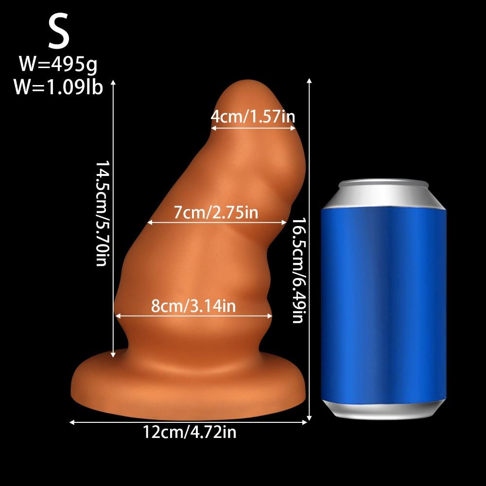 Liquid Silicone Anal Plug Soft Dildo for Men Women Adult Toys