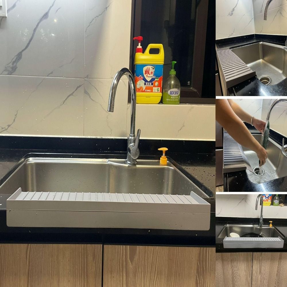 4 IN X 20 IN Sink Edge Protector Upgrade Sink Counter Protector Countertop Splash Guard  Kitchen