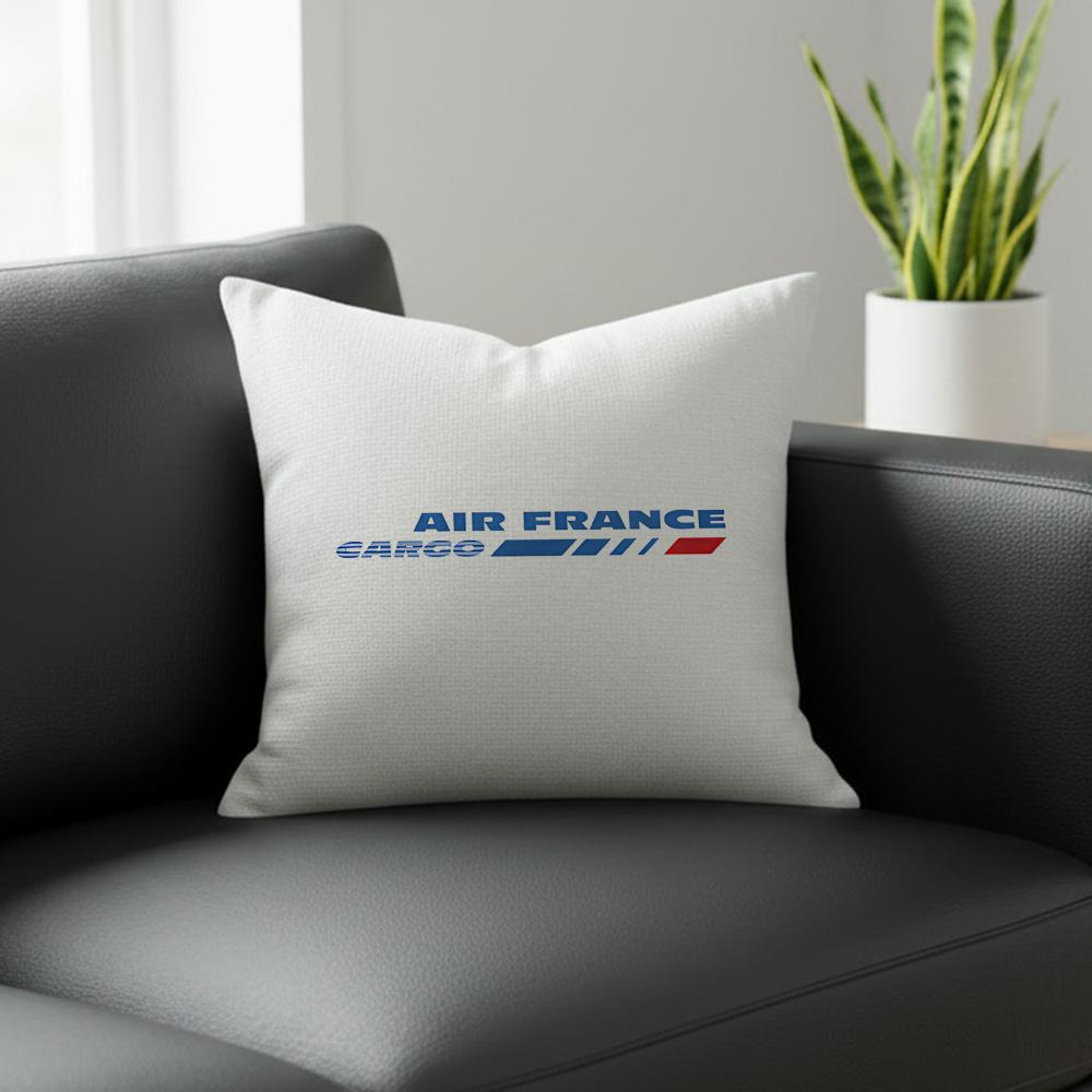 Brand Air France Cushion Cover Natural Linen Pillowcase Set AllinOne Decor for Sofa Bedroom Chair