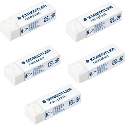 Staedtler Large Rasoplast Pencil Eraser Pack of 5 Erasers