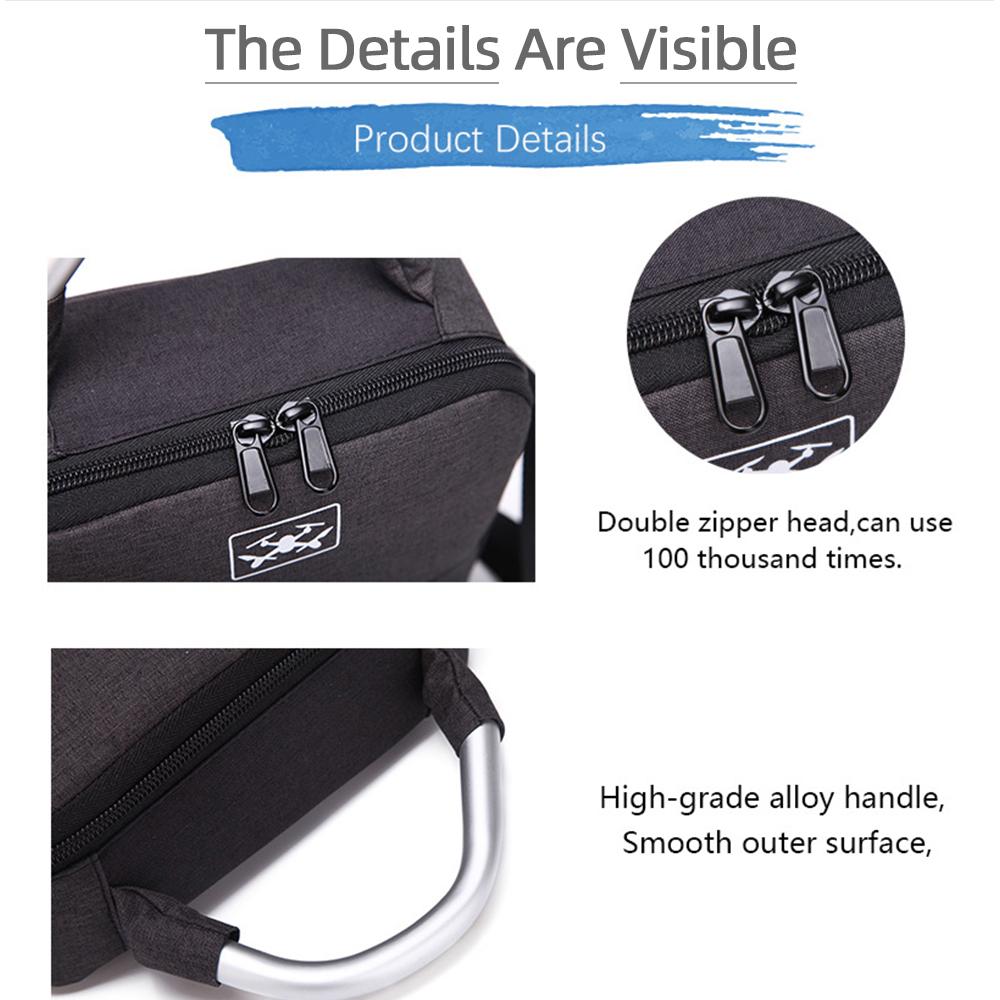 Drone Shoulder Bag For Fimi X8 Mini Portable Storage Bags Handbag Waterproof Carrying Case Box Hard Cover Accessories Black