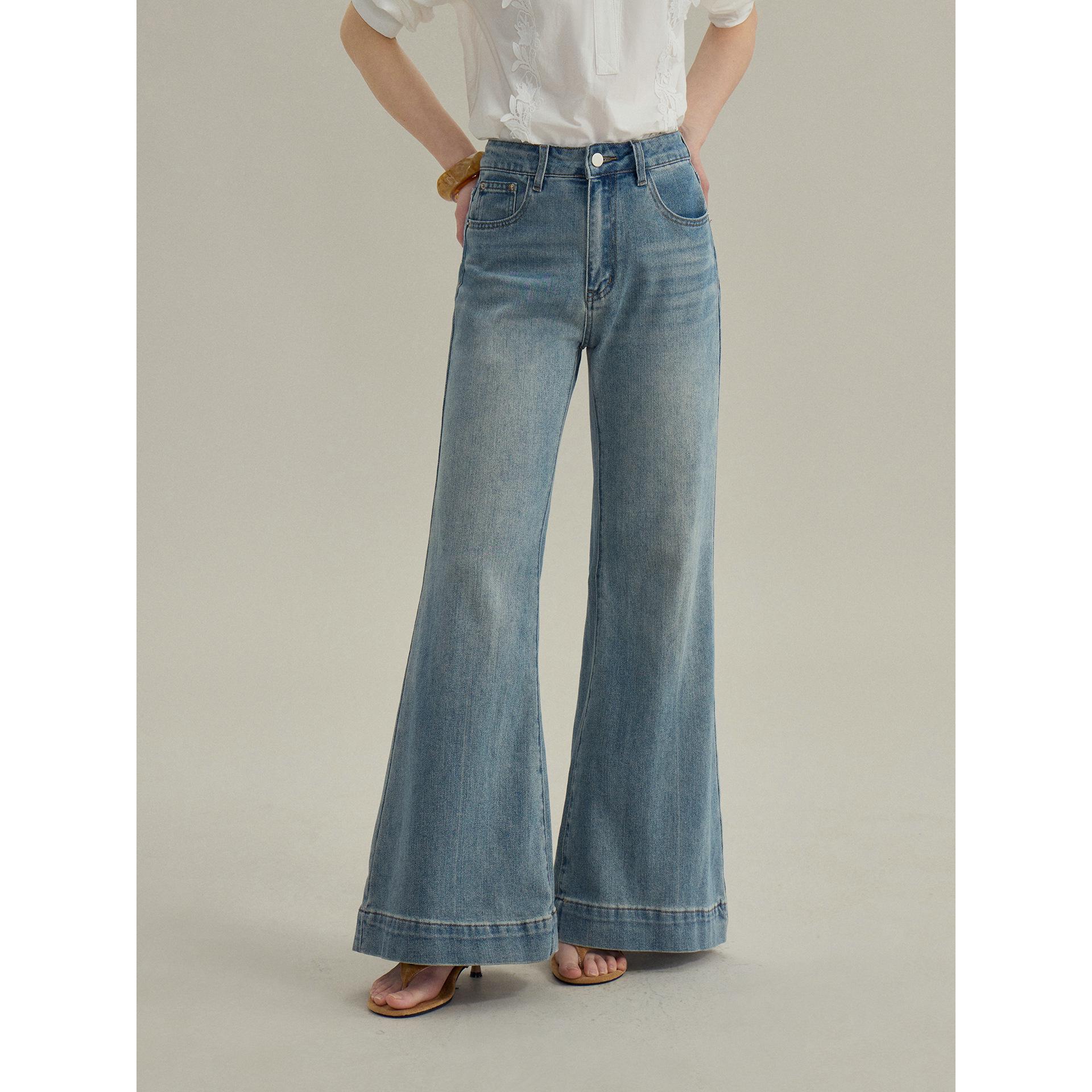 

Retro High-Waisted Slimming Flare Jeans for Women - Spring 2026 Collection, N0062D S (90-105 lbs)