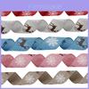 Festive Christmas Tree Decoration 2 Meter Long Reindeer Snowflake Ribbon In Bright Colors