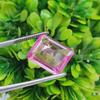 Natural Pink Tourmaline 13 Ct Emerald Shape Certified Loose Gemstone I828