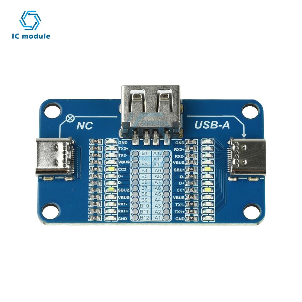 USB A to Type C / Type C to Type C Cable Tester Module Fast Charging Protocol Detection for Multi-Interface Cables