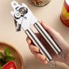 Can Opener Stainless Steel Manual Jar Lid Lifter Hand Can Opener For Family Restaurant Bar Outdoor Apartment Kitchen Grill BBQ