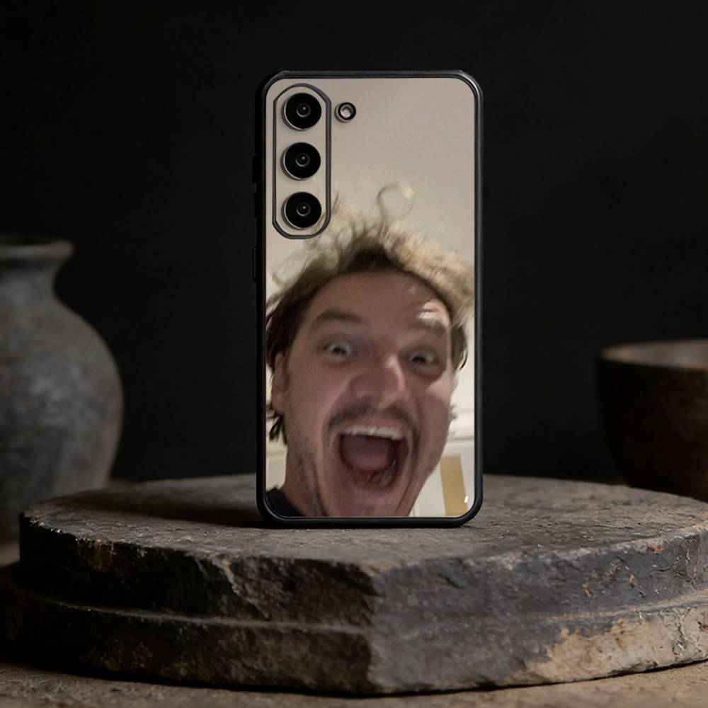 Pedro Pascal Phone Case For Samsung Galaxy A13,21s,22,31,32,52,53,71,72,73,Soft Black Cover