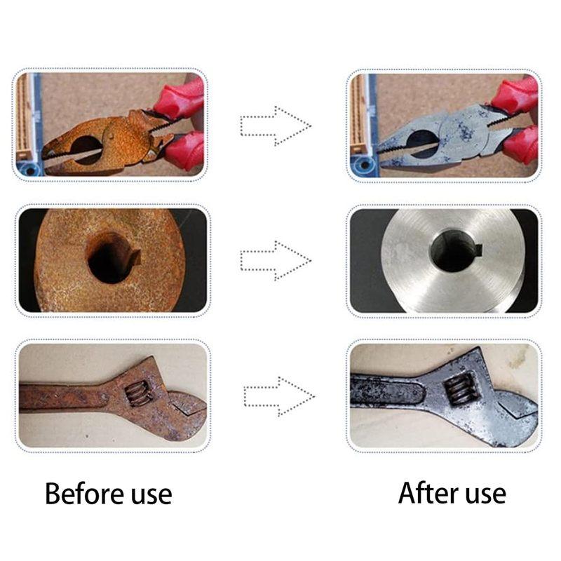 6Pcs Scouring Pads Non Woven Abrasive Drill Cleaning Kit, Abrasive Buffing Polishing Wheel Drill Attachment Set