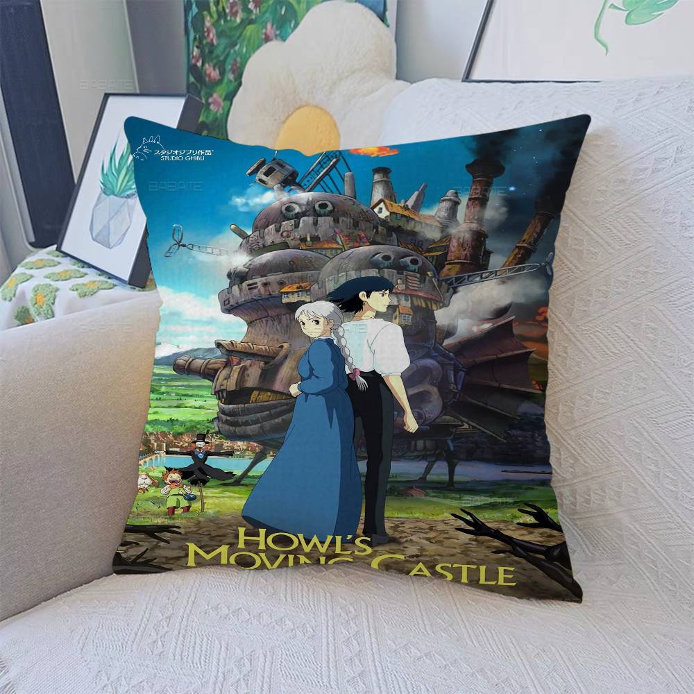 Anime C-CastleS For Film Personalized Pillow Cover Kids Bedroom Wild Party Decor Pillowcase Kid Birthday Shower Gift