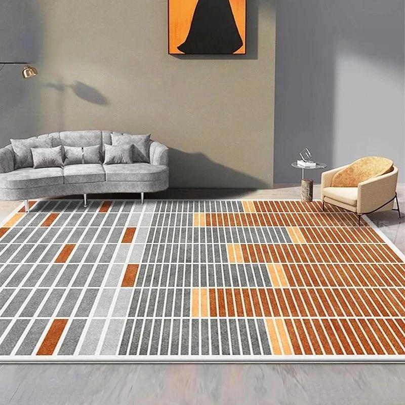 Modern Light Luxury Carpets Nordic Bedroom Carpet Large Area Living Room Decor Floor Mat Home Study Lounge Minimalist Style Rug