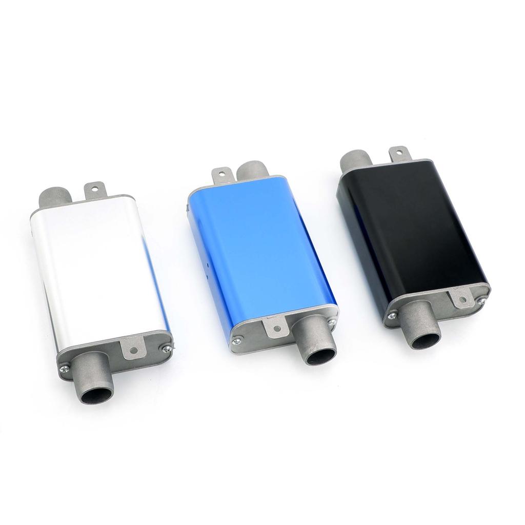 24mm Muffler Silencer S Curved Air Diesel Parking Heater Exhaust Pipe Aluminum Alloy Small Medium Large For Car Truck Camper VAN