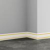 230cmX14cm XPE Foam Tiles Border Paper Waterproof Wall Stickers Waistline Edge Banding Strip