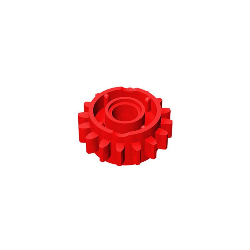 

18946 Gear 16 Tooth with Clutch on Both Sides Brick Collection Modular GBC Toy For Technical MOC 1Pcs Building Block красный