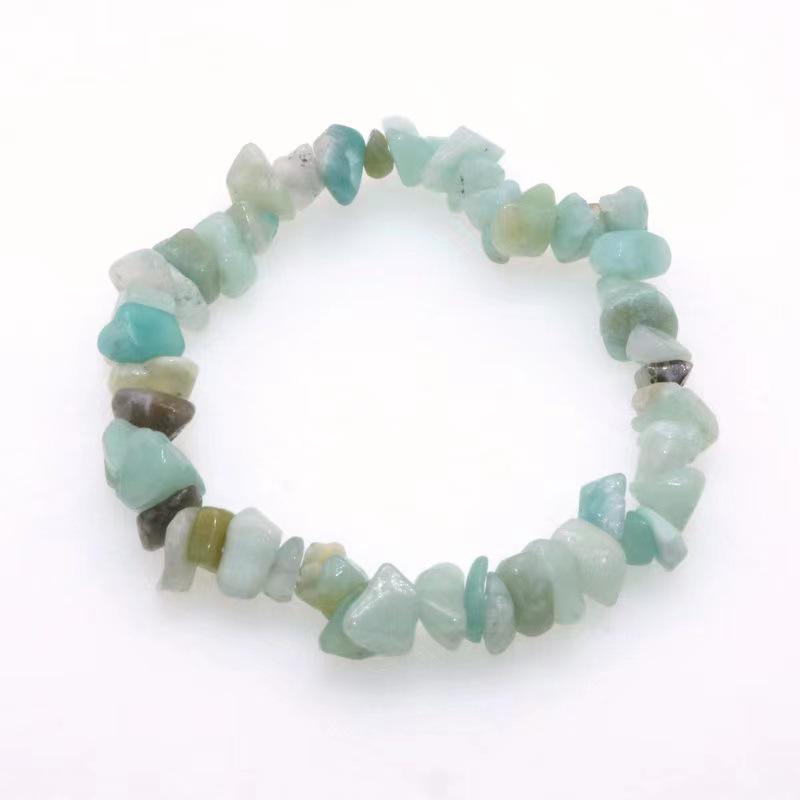Natural Stone Stretchable Crystal Gravel Bracelet