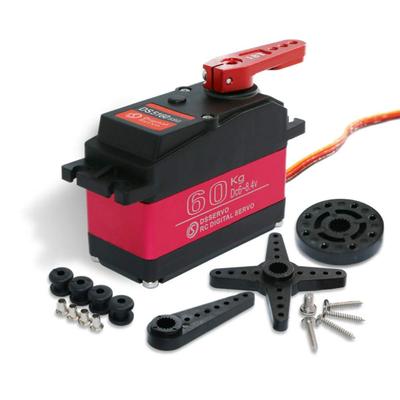 60kg DS5160 High Torque Full Metal Digital Steering Servo, Waterproof, 270°, Compatible with Baja RC Cars