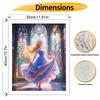 Disney Princess Stained Glass Oil Painting Hand Painting Coloring Painting Handmade Diy Home Decoration Gift