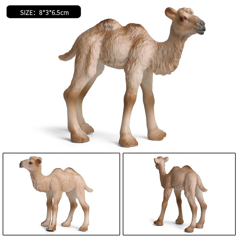 

Oenux Дикий Пустынный Верблюд Симуляция Животного Верблюд Модель Кактус Фигурки Экшн Твердые ПВХ Фигурки Развивающая Детская Игрушка Подарок