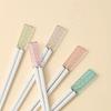 5 Pairs of Amber Cherry Blossom Chopsticks Cherry Blossom Antibacterial Anti-slip Reusable Sushi Chopsticks Food Chopsticks