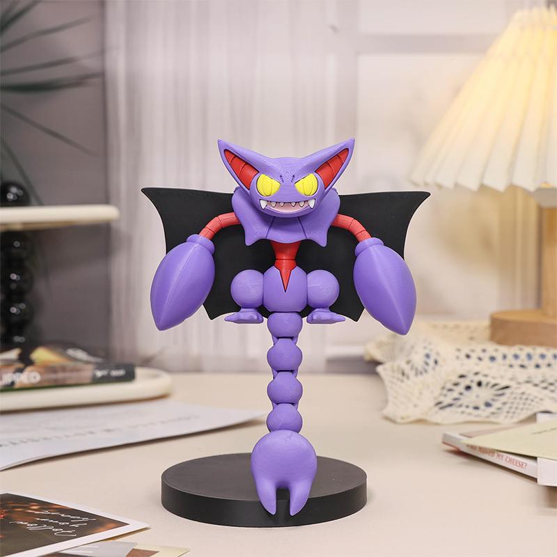 3D Printed Anime Pokémon Action Figures Gliscor Movable Joint Model Toy Desktop Decoration Collection Toys Gift