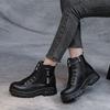 New Women's Velvet Martin Boots Warm Short Boots with Velvet Inner Anti Slip Flat Boots Women's Boots