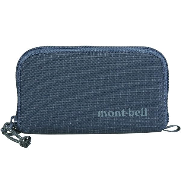 MontBell Mini Reißverschluss Geldbörse Münzetui Portemonnaie Herren Damen 1133373 Grau GY Japan
