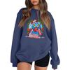 Women's Fashion Long-Sleeve Pullover Sweatshirt With Fun Movie-Themed Print