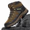 Chaussures de randonnée d'extérieur pour hommes automne et hiver chaussures de randonnée moyennes velours chaud loisirs sports grande taille chaussures pour hommes