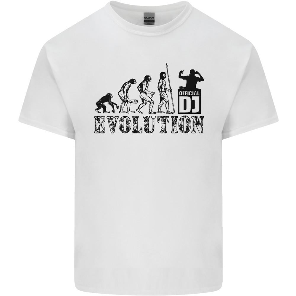 Evolution of a DJ Music DJing Vinyl Decks Mens Light Cotton T-Shirt Unisex T-Shirt XXXXL