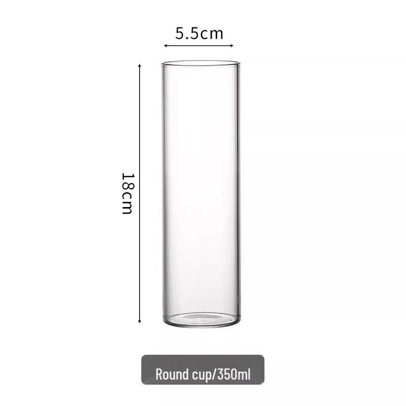 Heat-Resistant Borosilicate Long Drink Glass - Straight Sided, Thin Base