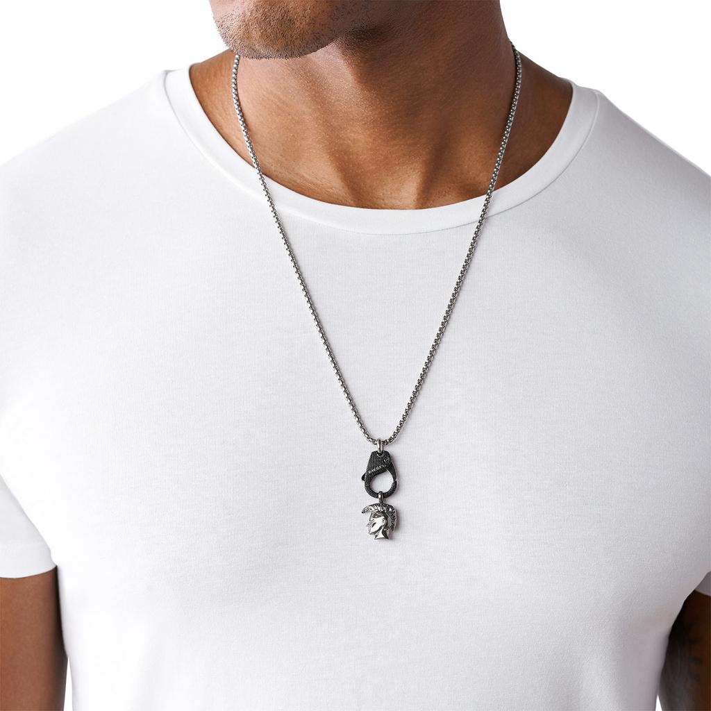 Diesel Anhänger Halskette Alle Geschlechter Edelstahl Silber Anhänger Edelstahl (Modell DX1148040). , 65 cm,