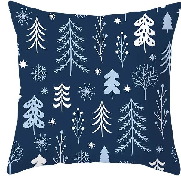 Christmas Decoration Cushion Cover for Sofa Livingroom Throw Pillow Cover % Polyester Resuable Pillow Case Drop Shipping