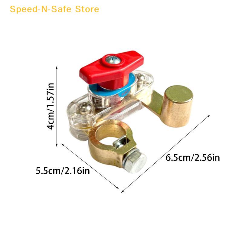 Car Battery Disconnect Switch Bidirectional Joint 360 Degree Rotatable 12V 24V Tool Free Disconnect for Truck RV Boat