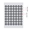 10 Sheet 6mm 3D Scanning Marker Reusable 3D Tracking Dot Reference Point Marker For Optical Surveying