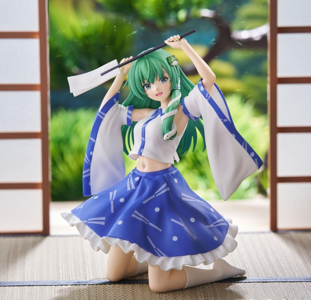 Touhou Project Sanae Kochiya Figure Noodle Stopper Figure (Approx. 13cm) Official Goods Authentic